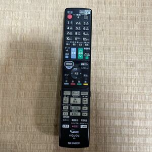 動作確認済み【SHARP】◆AQUOS◆ GB160PA BD TV テレビリモコン シャープ アクオス