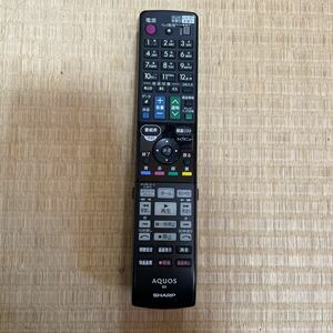 動作確認済み【SHARP】◆AQUOS◆ GB017PA BD TV テレビリモコン シャープ アクオス