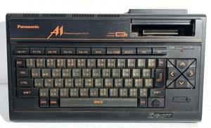 【ジャンク/80】Panasonic パナソニック レトロパソコン MSX2 FS-A1 RAM64K VRAM128K ブラック キズ汚れダメージ有 動作未確認