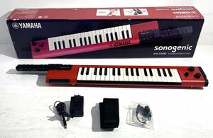 【中古品/140】YAMAHA ヤマハ 電子キーボード sonogenic SHS-500RD 説明書欠品 本体日焼け 箱ダメージ有 通電動作確認済