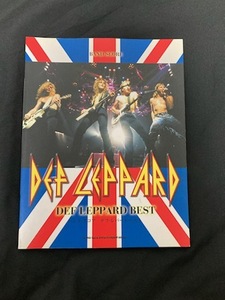 即決 初版発行 バンドスコア　DEF LEPPARD「BEST」　デフ・レパード 「ベスト 」　楽譜 タブ譜　