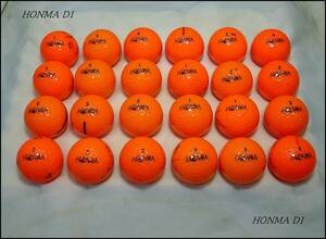 本間ゴルフ ホンマ HONMA D1 モデル　オレンジ２４球