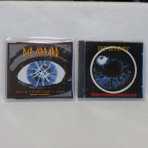  диф Leopard DEF LEPPARD CD2 шт. комплект / MAKE LOVE LIKE A MAN + CONVERSATIONALIZE зарубежная запись (USA) ( есть перевод )