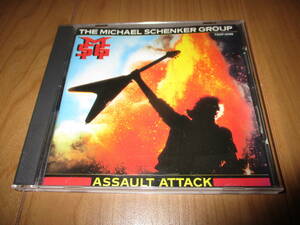 マイケル・シェンカー・グループ　黙示録　MSG MICHAEL SCHENKER GROUP　Assault Attack　国内中古盤