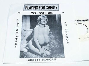 （伊33EP）CHESTY MORGAN チェスティーモーガン Live On Stage In Person☆年代物中古　ジャケ天ゆるくヨレ　盤美　ヌードジャケ