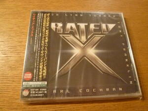 未開封新品★ RATED X / レイテッド エックス (Joe Lynn Turner / ジョー リン ターナー)★S.T.～Ex.MOTHER’S ARMY マザーズ・アーミー