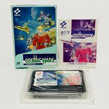 ファミコン コズミックウォーズ 箱説付き 痛みあり コナミ レトロゲーム Nintendo Famicom Cosmic Wars CIB Tested Konami_画像1