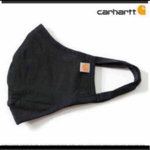 CARHARTT カーハート ファッション　マスク ワンポイント　ロゴ ブラック 未使用