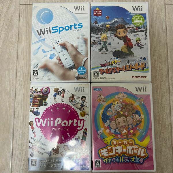 Wiiソフト　4本セット