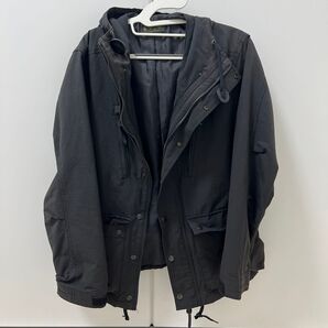 ナノユニバース マウンテンパーカー ブラック