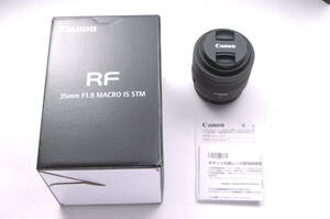 1月9日購入 メーカー保証 新品同様 Canon RF35mm F1.8 マクロ IS STM