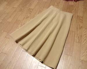 [Ici et la] Camel wool . skirt 32* as good as new!