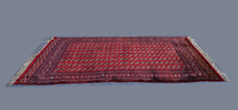 パキスタン絨毯 手織り ウール製 カーペット 2.8×3.8m/カシミール 羊毛 イラン トルコ トルクメン ラグ マットトライバル オリエンタル _画像2