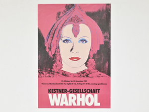 希少 1980年 アンディ・ウォーホル “Myths”シリーズ ポスター/Greta Garbo Warhol キースヘリング リキテンスタイン アート