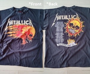 ＼今が買い／［ XL ］「 METALLICA pushead メタリカ summer sh*t '94 ビンテージスタイル プリントTシャツ (*BIO) 」新品