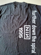 ★［ XL ］「 黒/ NINE INCH NAILS Further Down The Spiral バンド ビンテージスタイル プリントTシャツ (*BIO) 」新品_画像5