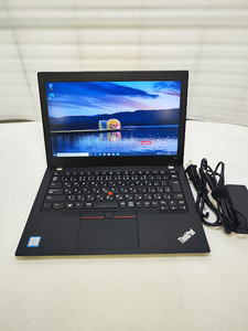 【Win10Pro】 Lenovo ThinkPad X280（20KE-SF2P00)　Corei3-8130U/メモリ８GB/SSD256G　中古