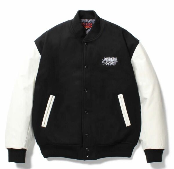  aphrodite gangleather varsity jacket L