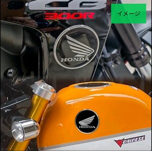 防水反射　HONDA ホンダ 3D ステッカー 2個セット　バイクステッカー　ヘルメットステッカー　タンクパッド　タンクステッカー 5.5センチ