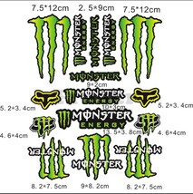 防水反射　ステッカー/モンスターエナジー/バイク/車/ストリート バイクステッカー　ヘルメットステッカー MONSTER ENERGY [特大きさ]_画像3