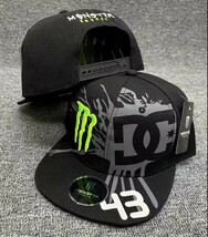 Monster energy モンスターエナジー キャップ 帽子 バイク帽子 スポーツ帽子 モンスターエナジー帽子 DC_画像1