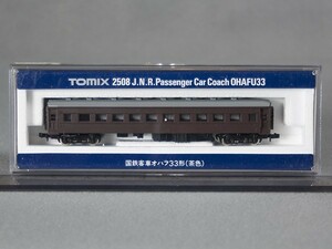 ”Tomix 2508 国鉄客車 オハフ33形（茶色） /　Nゲージ　トミーテック トミックス　