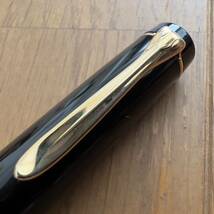 Pelikan ペリカン 万年筆 黒 ブラック HEF 12C-500 箱 インク付き 文房具 吸入式_画像4