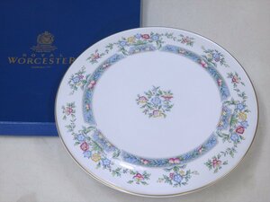 ★英国 ロイヤルウースター【ケーキ皿　紙箱入り】ゴールドリム　直径28×高さ2cm　洋食器 茶器 フォトジェニック