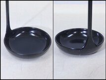 ★セール！【木製真塗湯斗】湯の子掬い付き　全長24.5cm　胴径14.5cm　高さ14.5cm　茶道具 懐石料理 茶器 和食器_画像7