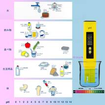 メーター名人 デジタル PH計 PHメーター ペーハー測定器 熱帯魚飼育 水耕農業 アクアリウム 水族館 プール 実験室 水槽 水_画像5