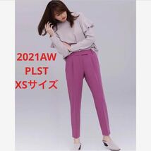 未使用＊PLST PLUS STYLE テーパードパンツ（ウォーム)Q136_画像1