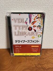 視覚デザイン研究所 VDL ギガJr 5書体 OpenType Mac版 正規品