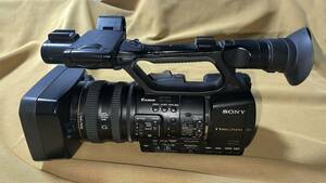 SONY HXR-NX5J NXCAMカムコーダー【フラッシュメモリーユニット付き・HourMeter 201×10H】★ジャンク品★　