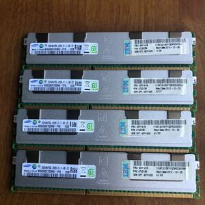  server for SAMSUNG 16GB 4Rx4 pc3L-8500R 4 pieces set 