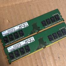 (A46)SAMSUNG 4GB 1Rx8 pc4-2400T-UA2-11 2枚セット_画像1