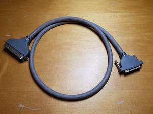 * SCSI cable connection cable 1m full pitch ( micro ribbon )50pin male -Dsub25P male Junk ⑥*