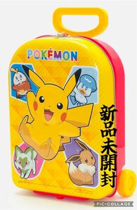 【新品未開封】ポケモン　キャリーケース お菓子詰め合わせ　ピカチュウ