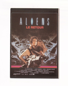 映画はがき/シガニー・ウィーバー「エイリアン2/ALIENS2」リドリー・スコット監督