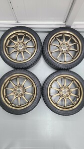 RAYS VOLK RACING CE28N ブロンズ 17×7 1/2JJ PCD100 OF+50 5H ボルクレーシング 鍛造 軽量 レイズ 86 インプレッサ レガシィ