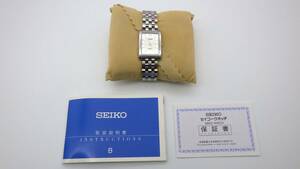 【電池交換済み】 SEIKO セイコー DOLCE ドルチェ SACK005 4J41-0AC0 スクエア メンズ 腕時計 QZ