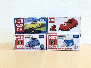 《5879》美品 トミカ TAKARA TOMY 4台 ドリームトミカ ドラえもん トーマス / USJ ユニバーサルスタジオジャパン エルモ /