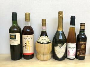 《6016》未開栓 ワイン おまとめ 6本 / CHIANTI 750ml ・ メルシャン 720ml ・ エクセプシオンエムリー スパークリング 720ml 他 /