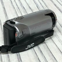 m001 E JVC Everio エブリオ GZ-HM450-S FULL HD シルバー ビクター デジタルビデオカメラ 充電ケーブル付 稼動品 現状渡し_画像4