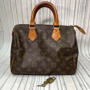 m002 mise(80) LOUIS VUITTON ルイヴィトン モノグラム スピーディ25 M41528 ハンドバッグ ミニボストンバッグ カデナ付