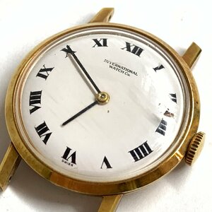f001 Z4 33. IWC International Watch Co. 腕時計 18K/0.750 18金 手巻き 機械式 ノンデイト 稼働品
