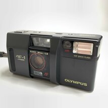 f001 C オリンパス OLYMPUS AF-1 QUARTZ DATE 35mm 1:2.8 コンパクトフィルムカメラ 動作未確認 ジャンク_画像2