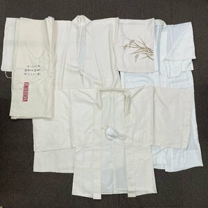 m002L URA(100) 3.高級着物 正絹 長襦袢 半襦袢 日の出柄 神社引き上げ品 神職 神社 着物