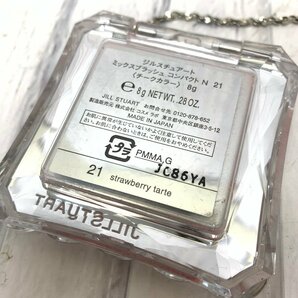 s001 A3.4 保管品 JILLSTUART ジルスチュアート ミックスブラッシュ コンパクト N 21 チーク メイクブラシ付＆リップバームセットでの画像4