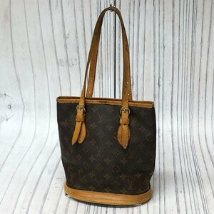 m001 F ルイヴィトン バケットPM モノグラム ショルダーバッグ M42238 VI0051 バケツPM Louis Vuitton MONOGRAM SHOULDER BAG