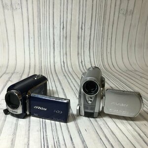 m001 J Victor ビクター デジタルビデオカメラ 2台セット ジャンク Everio エブリオ GZ-MG840-A GR-D230-S JVC